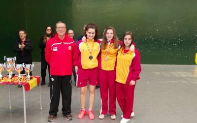 Castilla y León, subcampeona de España en Pelota Goma femenina juvenil