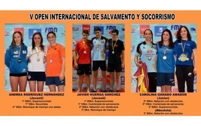 11 medallas para Castilla y León en el V Open Internacional de Salvamento y Socorrismo