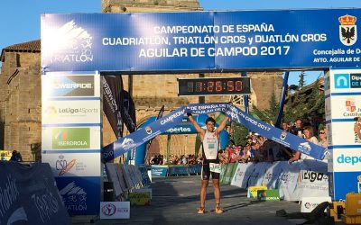 Castilla y León brilla en los Nacionales de Triatlón de Aguilar