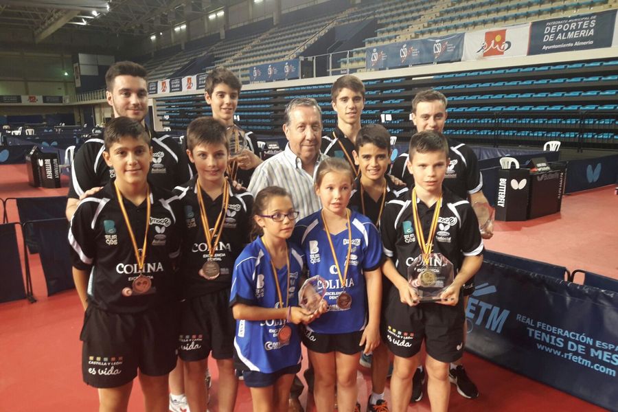 El tenis de mesa consigue once medallas, cuatro de oro, en el campeonato de España