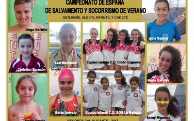 Castilla y León consigue 46 medallas en los campeonatos de España de Salvamento y Socorrismo