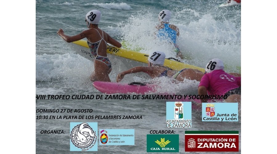 Más de 60 deportistas participarán en el VIII Trofeo Ciudad de Zamora de Salvamento y Socorrismo