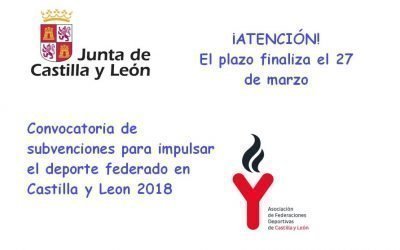 La Junta convoca ayudas para impulsar el Deporte Federado por un importe de tres millones de euros