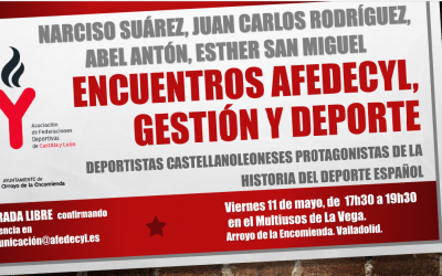 Abel Antón, Narciso Suárez, Juan Carlos Rodríguez y Esther Sanmiguel en el I Encuentro de AFEDECYL