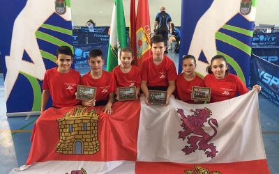 Castilla y León se proclama campeón de la Copa Ibérica alevín de Tenis de Mesa