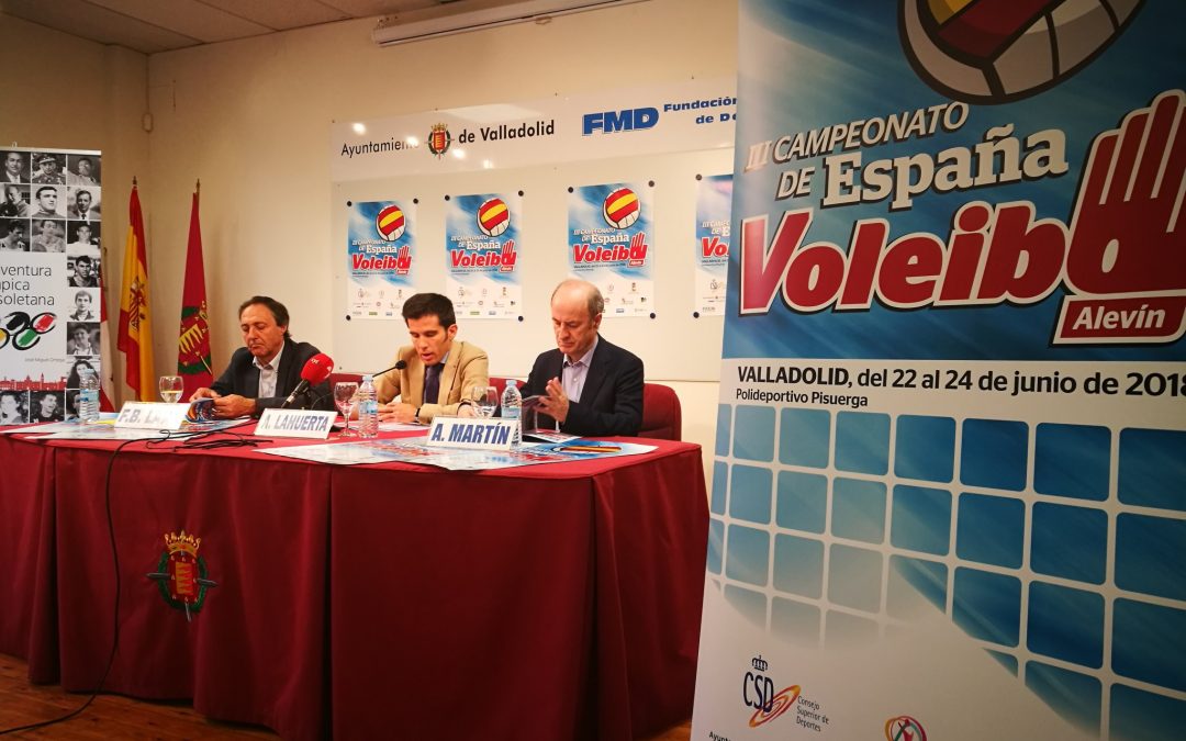 Valladolid, sede del campeonato de España Alevín de Voleibol del 22 al 24 de junio