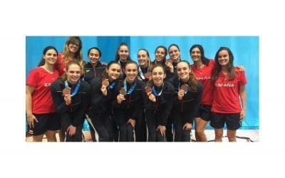 Las vallisoletanas Selena Gómez y María Macías, bronce en el Europeo Júnior de natación sincronizada