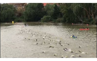 Los campeones de Castilla y León -Esther Gómez y Kevin Viñuela- repiten triunfo en Torquemada