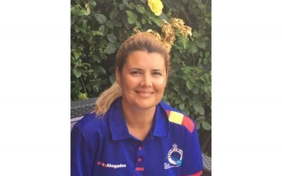 Elena Justo Cadenas, entrenadora del equipo nacional en el Europeo de Salvamento y Socorrismo