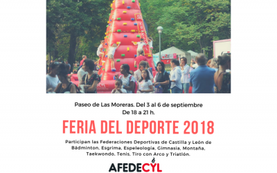 La III Feria del deporte tendrá lugar del 3 al 6 de septiembre en el paseo de Las Moreras