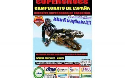 Los mejores pilotos de España de Supercross se juegan el titulo nacional en Valladolid