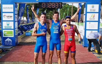Los atletas de Castilla y León, Izquierdo y Viñuela, bronce en el Europeo de Triatlón Cross de Ibiza