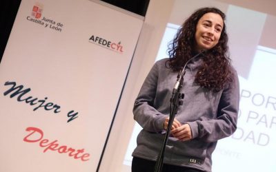 La internacional del ‘Perfumerías Avenida’, Silvia Domínguez, embajadora de la Igualdad de Afedecyl en Salamanca