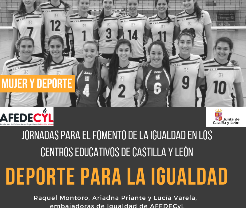 Soria acoge la Jornada de Igualdad en el IES Antonio Machado con la concentración de Voleibol como embajadoras