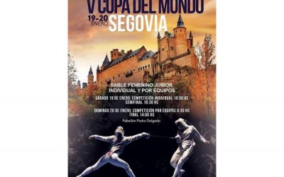 Las mejores tiradoras del mundo se reúnen en Segovia en la V Copa del Mundo de Sable Junior Femenino