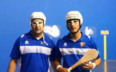 Carlos Baeza y Álvaro Medina, subcampeones de España de Paleta Cuero, en Íscar