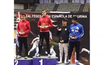 Burgos domina la esgrima nacional proclamándose campeón de España de Espada masculina y bronce en femenina cadetes