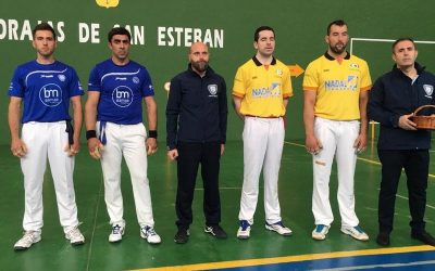Castilla y León se impone a Cataluña en Pelota Mano y camina con paso firme a la Copa del Rey