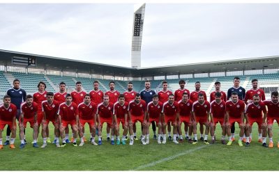 La Selección de Castilla y León de fútbol se entrena en La Balastera para preparar la Copa de regiones UEFA