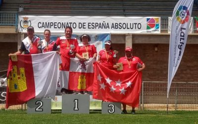 La leonesa Andrea Marcos, se proclama campeona de España de Tiro con Arco, con tres oros en individual, equipo y mixto