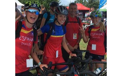 La triatleta vallisoletana Esther Gómez, décima en Eslovaquia