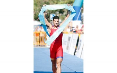 El leonés Kevin Viñuela, oro en el acuatlón de los Juegos de Playa del Mediterráneo en Grecia