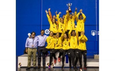 La palentina María Rodríguez se cuelga la medalla de plata en el Mundial sub22 en Frontenis Olímpico