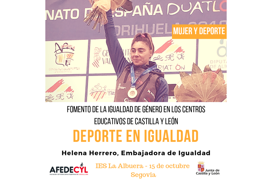 Deportistas de Castilla y León llevarán el mensaje de Igualdad a los centros educativos como ‘embajadoras’ de AFEDECYL