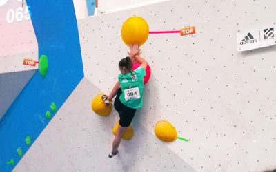 Los vallisoletanos  Iziar Martínez y Víctor López, campeones de España de escalada