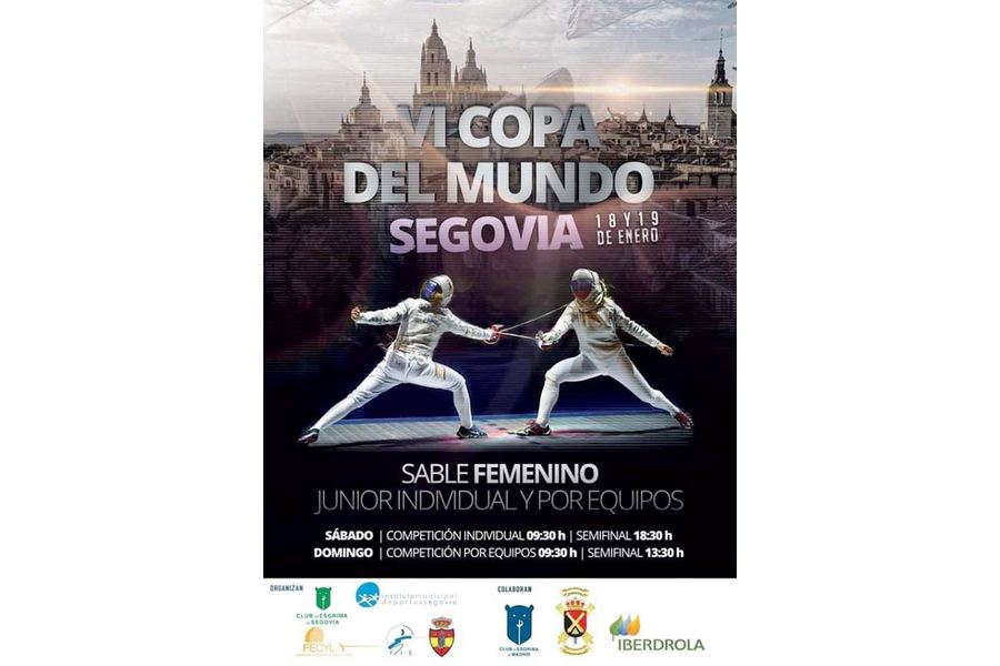 Segovia acoge por sexto año consecutivo la Copa del Mundo Junior de Sable Femenino