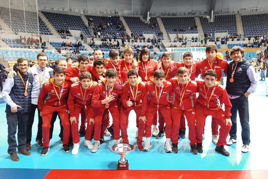 El equipo juvenil de Balonmano de Castilla y León, bronce en el CESA 2020