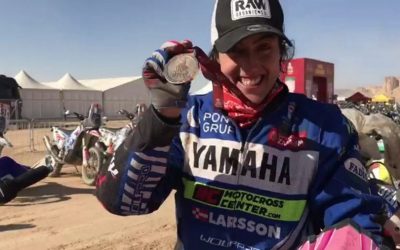 La zamorana Sara Garcia, primera mujer europea en acabar el Dakar en la categoría original, sin asistencia