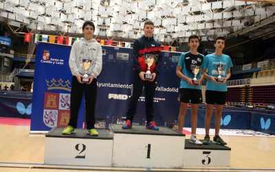 El burgalés Dani Berzosa se proclama campeón del Torneo Nacional de Tenis de Mesa Infantil