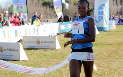 Thierry Ndikumwenayo y Mercy Cherono,  vencedores de la XXXIII edición del Cross Internacional Ciudad de Valladolid