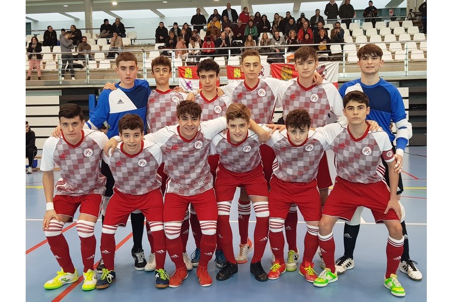 Castilla y León buscará plantarse en la final del campeonato de España de fúbol sala cadete en Las Rozas