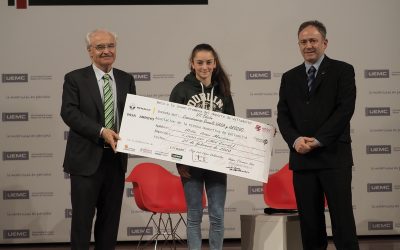 La joven escaladora de 14 años, Iziar Martínez, Premio Joven Promesa 2019 de Valladolid