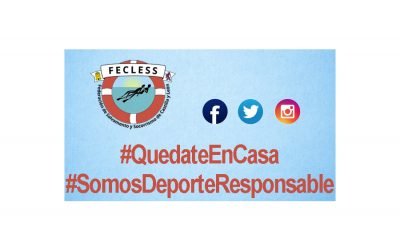 Salvamento y Socorrismo de Castilla y León se une a las campañas #QuedateEnCasa y #SomosDeporteResponsable