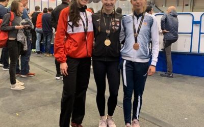 Andrea Jiménez y  Jesús Gómez, campeones de España en 400 y 1.500 en el campeonato de España de Atletismo