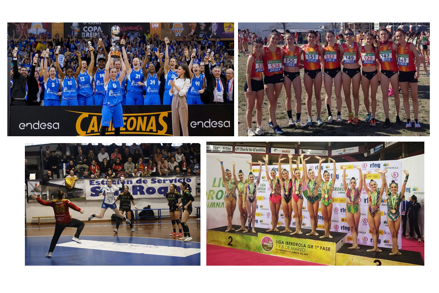 El deporte femenino de Castilla y León celebra el Día de la Mujer con grandes triunfos