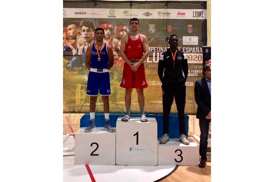 Miguel Cuadrado y Enmanuel Reyes, oro en el campeonato de España de Boxeo de clubes celebrado en Murcia