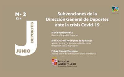 La Dirección General de Deportes explicará las subvenciones en el deporte ante el COVID-19 a través de una Webinar