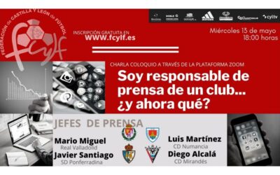 Mesa redonda virtual con los responsables de comunicación de cuatro grandes equipos de fútbol de la región