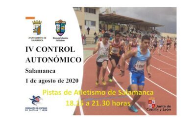 300 atletas participarán en el control autonómico de Atletismo en Salamanca