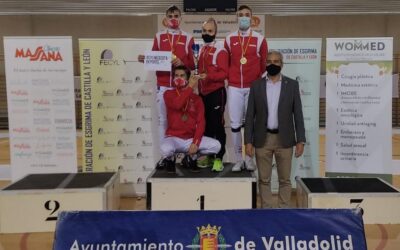 La esgrima de Burgos domina en el Autonómico Absoluto celebrado en Valladolid con cuatro oros y dos platas