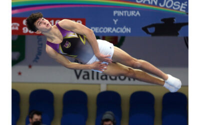 David Franco se corona en Huerta del rey con una plata en trampolín absoluto y oro en Doble Minitramp