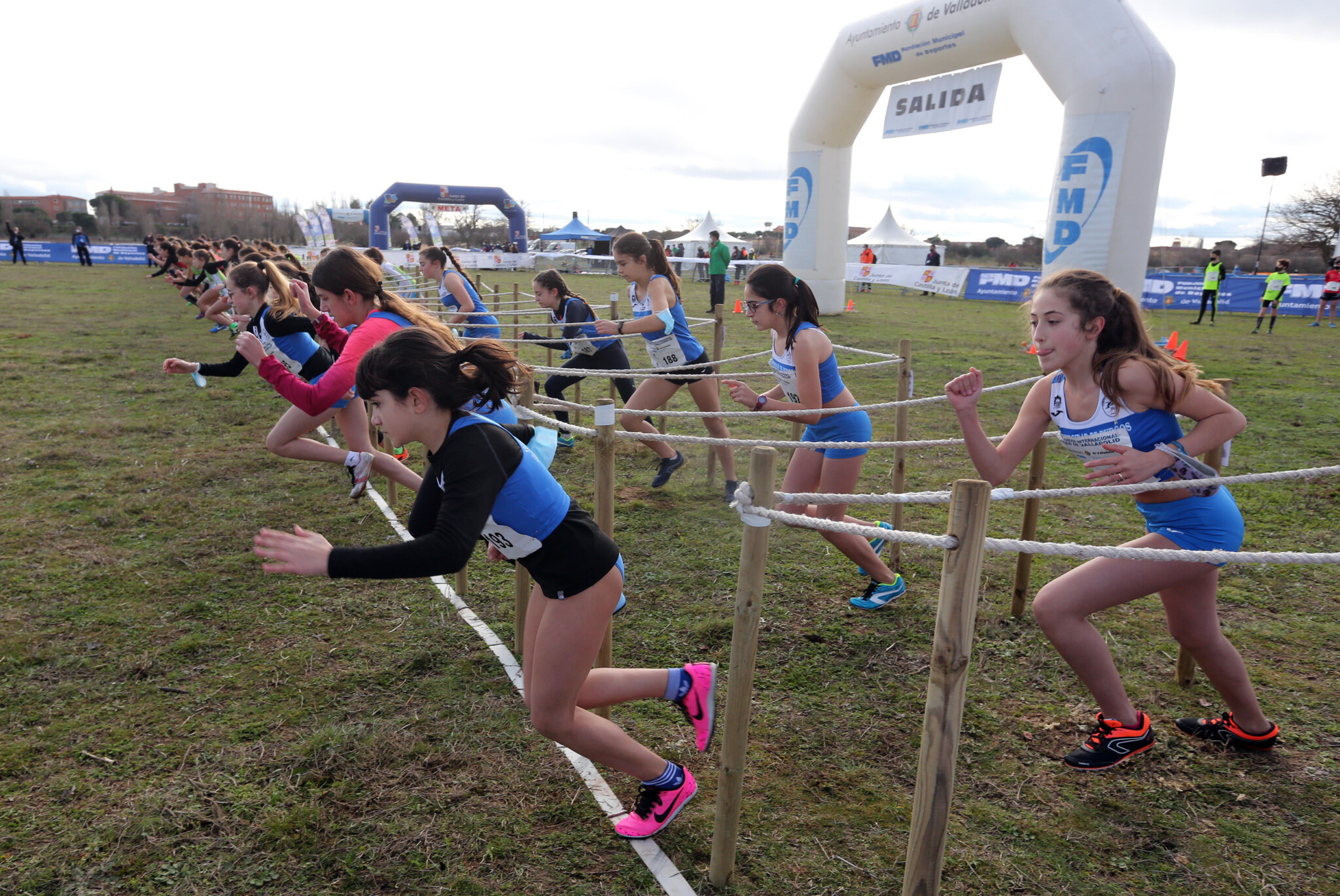 Cross valladolid salida niñas