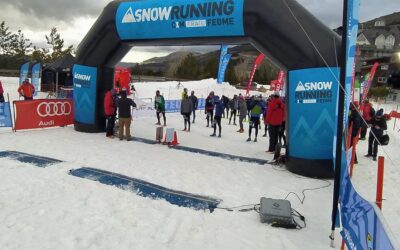 La selección de Castilla y León subcampeona de España en el Nacional de Snow Running