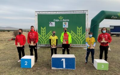 Lamas y Rújula, campeones regionales de Duatlón Cross en Esteras de Lubia (Soria)