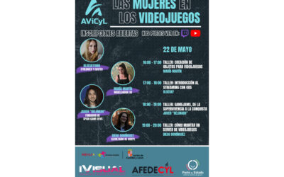 El 22 de mayo nueva jornada de E-sport ‘Las mujeres en los videojuegos’, con cuatro talleres prácticos