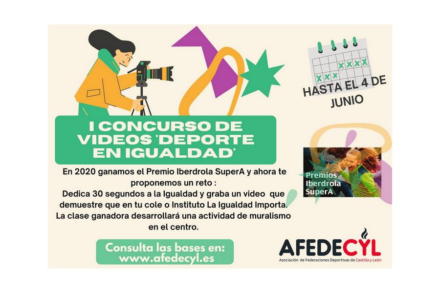 AFEDECYL lanza el  I Concurso Escolar ‘Un video por la Igualdad’ dirigido a los centros educativos de Castilla y León